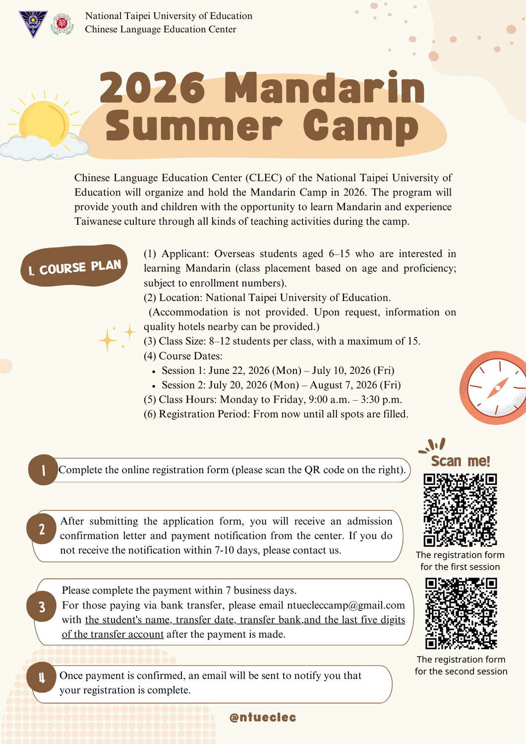 Mandarin Summer Camp - Registration is openImage