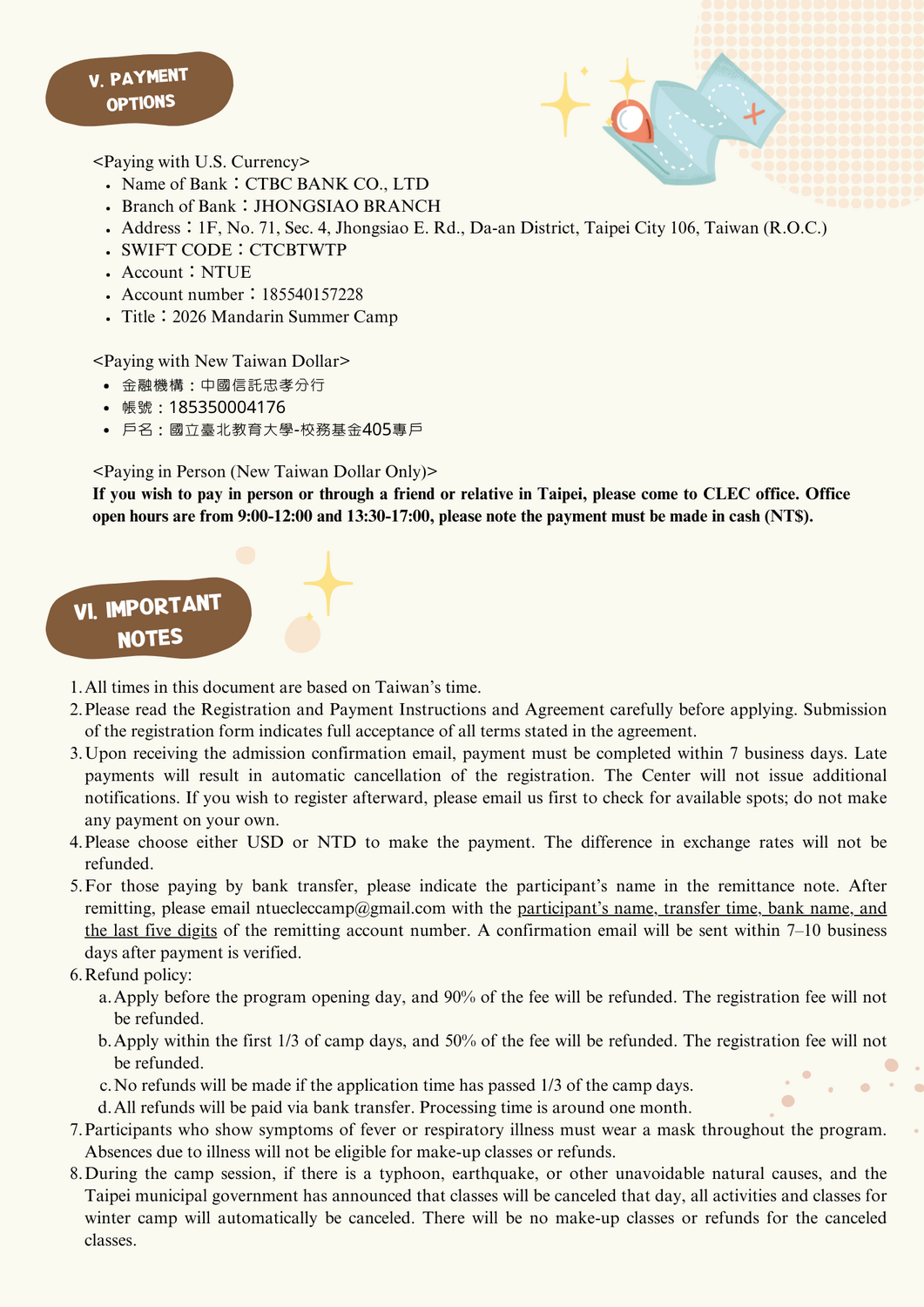 Mandarin Summer Camp - Registration is openImage